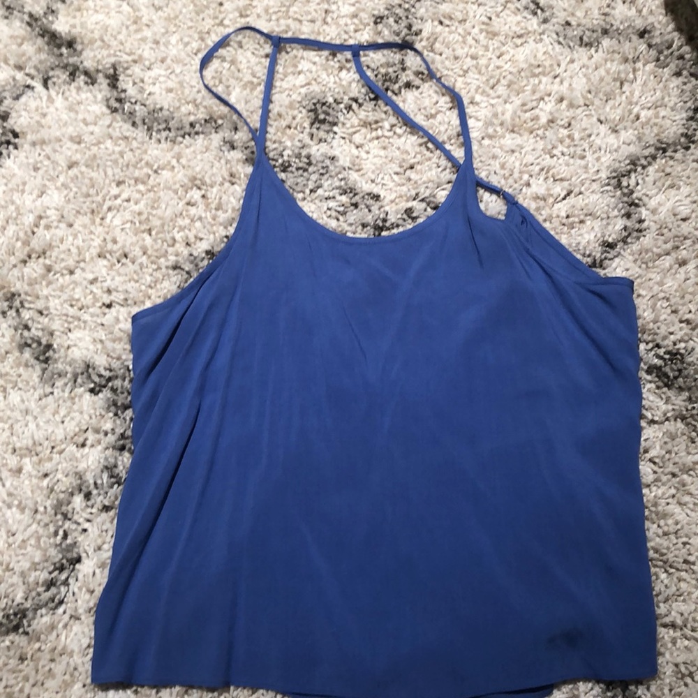 NWOT beautiful blue Solemio tank top
